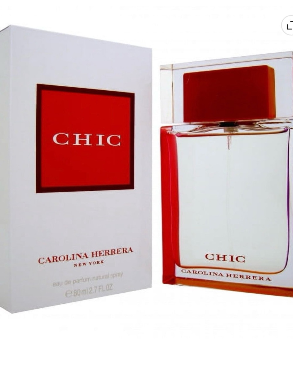 CHIC by Carolina Herrera New York ~ 2.7oz Fine Fragrance bottle (perfume)